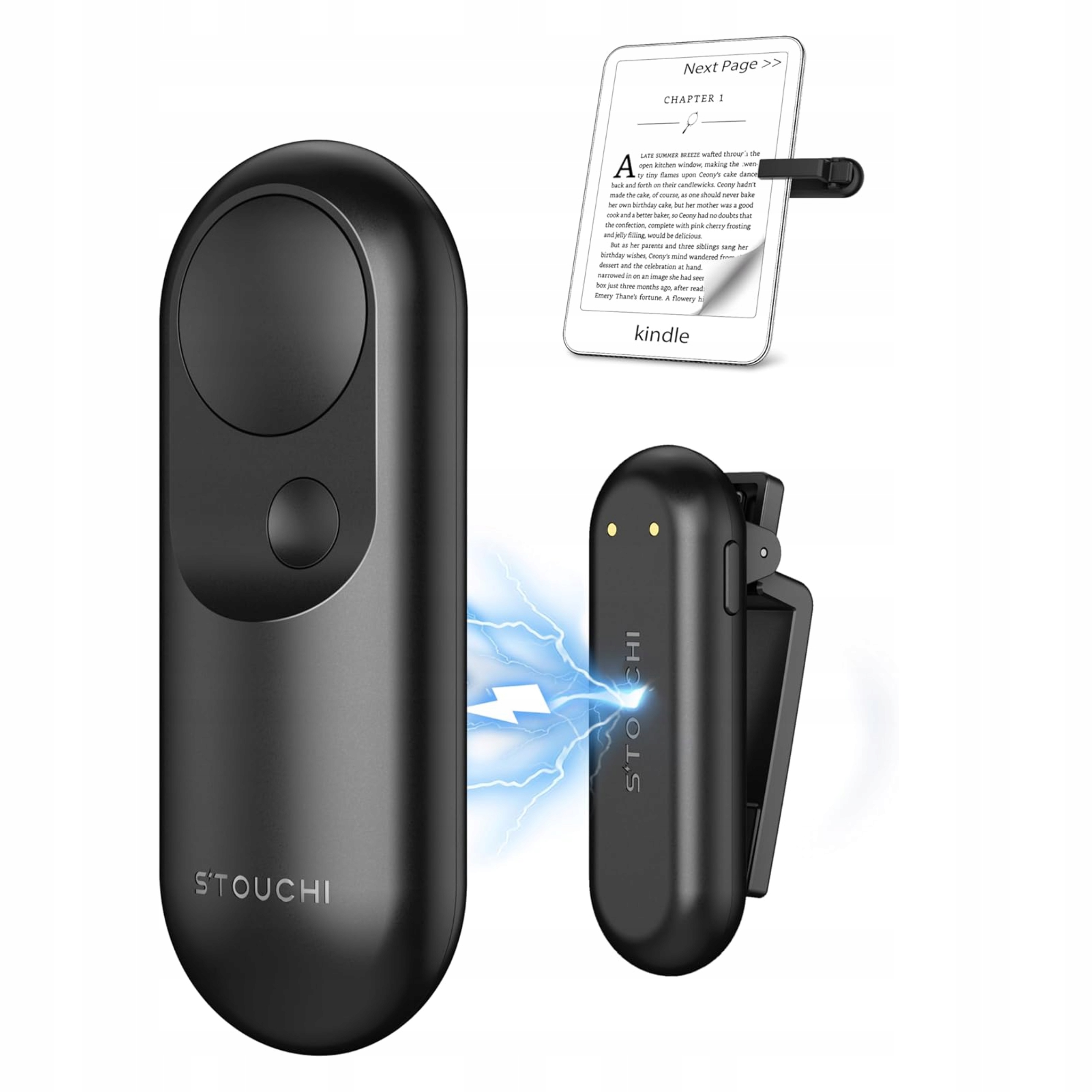 Magnetyczny pilot do Kindle Page Turner Bluetooth 20 m Black