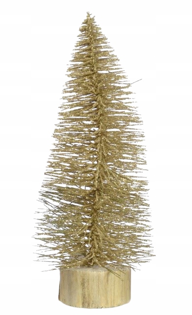 FIGURKA CHOINKA DEKORACJA ŚWIĄTECZNA BROKACONA