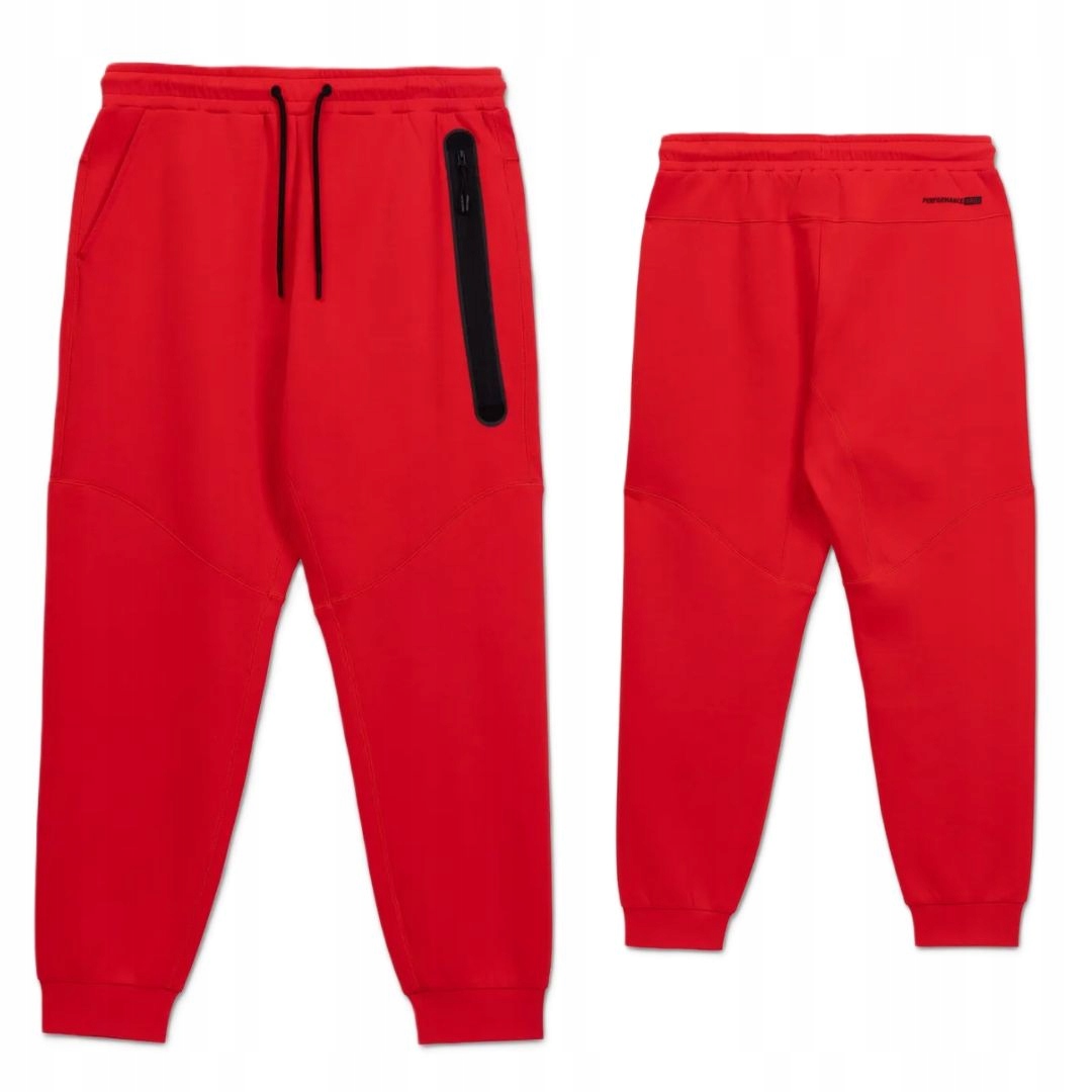 Pitbull West Coast Pánské Tepláky Dogwood Pocket Červené S