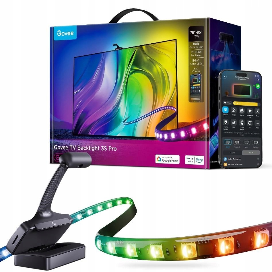 Govee Tv Backlight 3S Pro 75-85" Smart Led podsvícení Rgbic R2A81C11