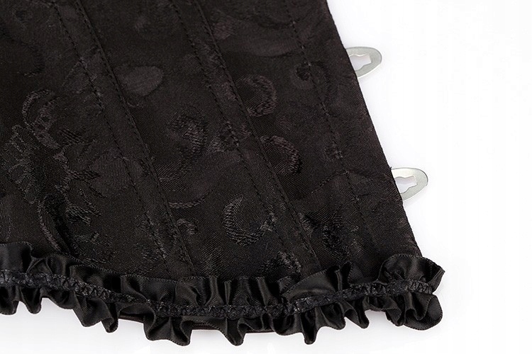 Wiązany sztywny GORSET Modelujący Talię Brzuch L Rozmiar L