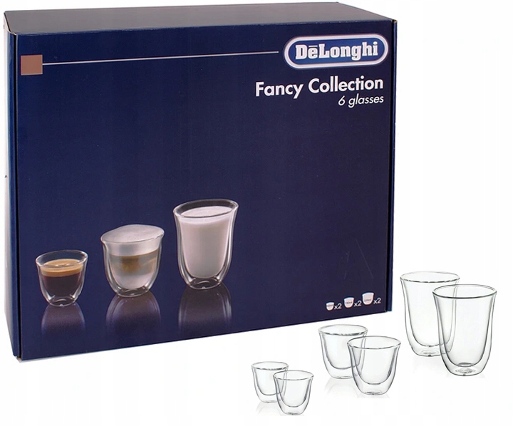 

Szklanki Filiżanki termiczne DeLonghi 6szt