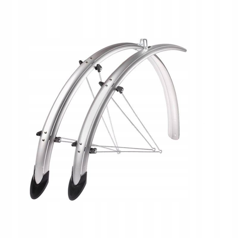

Błotniki Orion 28'' x 53 mm srebrne, komplet