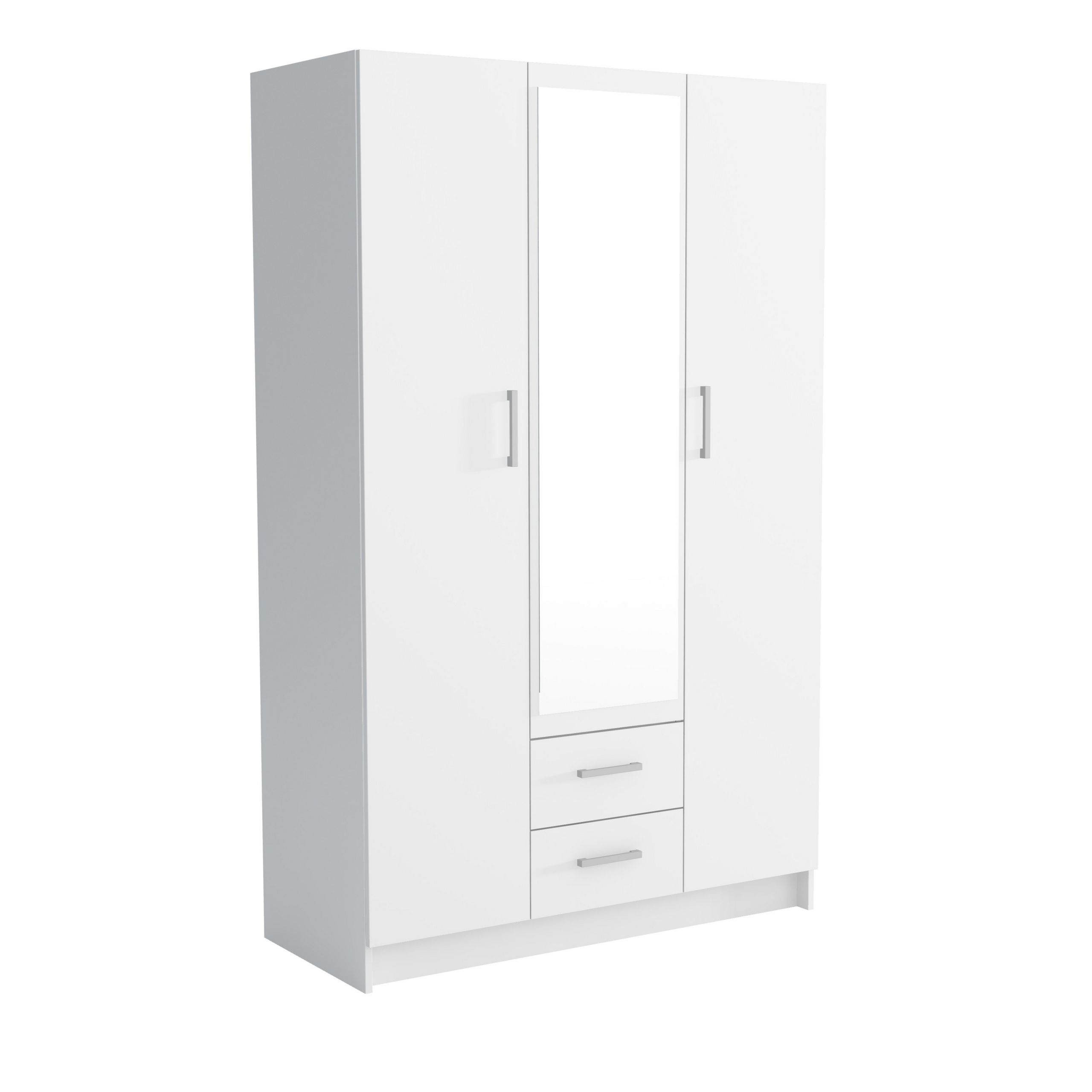Skříň Pinello 120 cm Skříň se zrcadlem Výklopná bílá