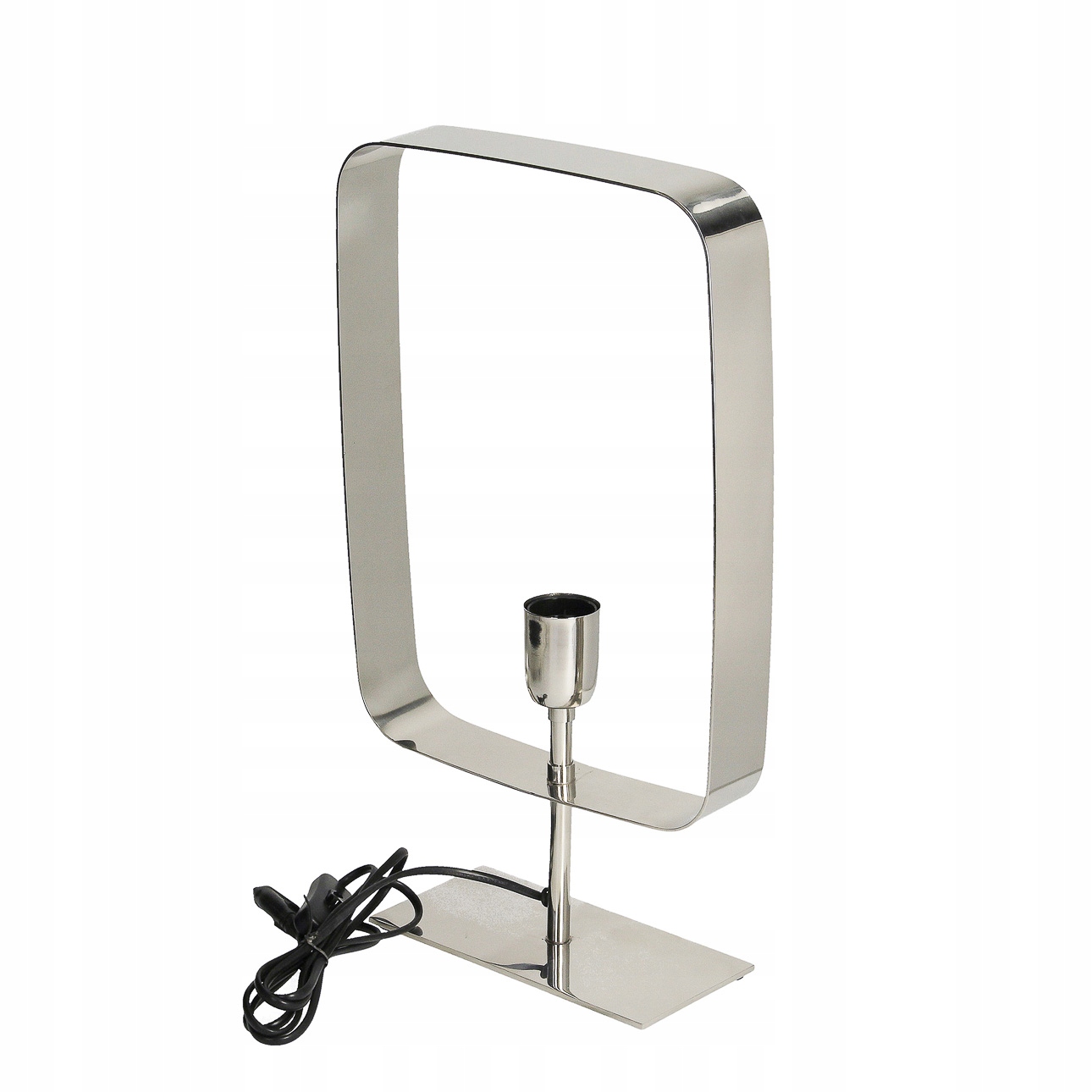 Dekoria Stolná lampa Theo Silver 46 cm strieborná