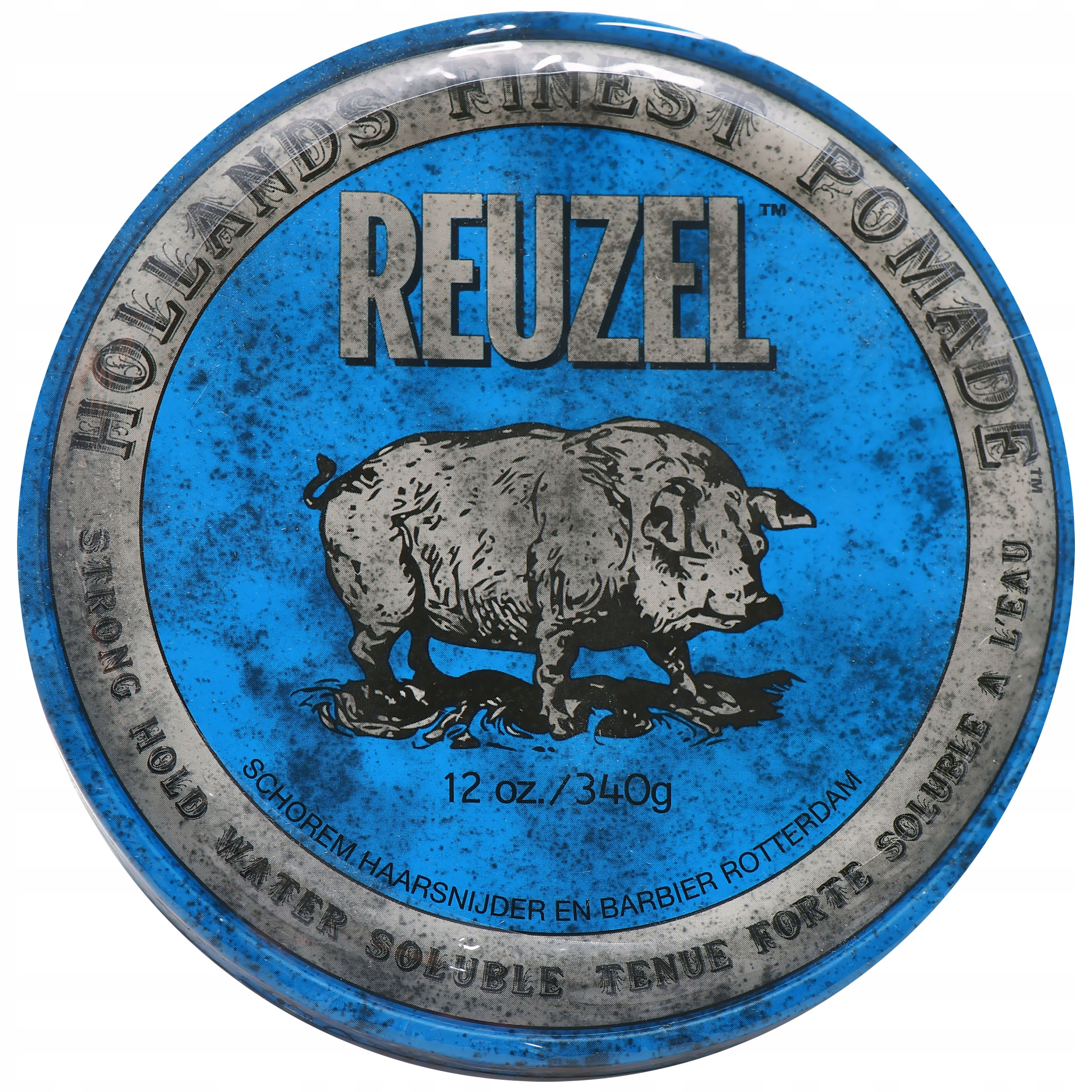 Reuzel Blue Strong Hold Pomáda dodává vysoký lesk a silnou fixaci 340 g