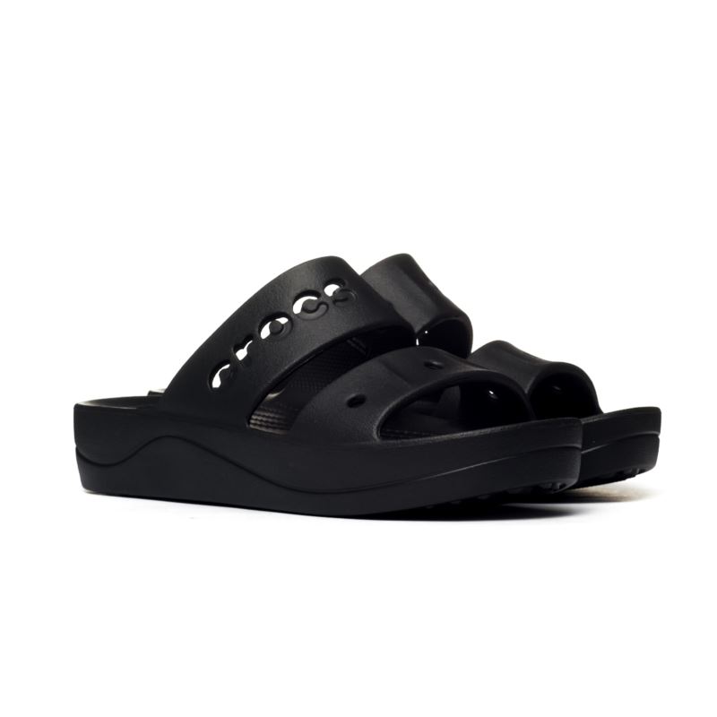 Crocs Baya Platform Sandal Black 208188-001 39-40