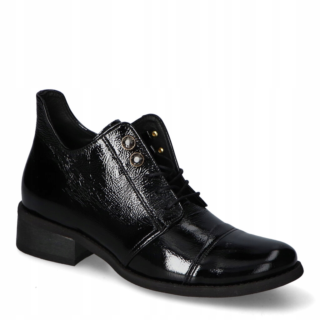 Černé kotníkové Kotníkové Boty Damiss DS-896 velikost 36