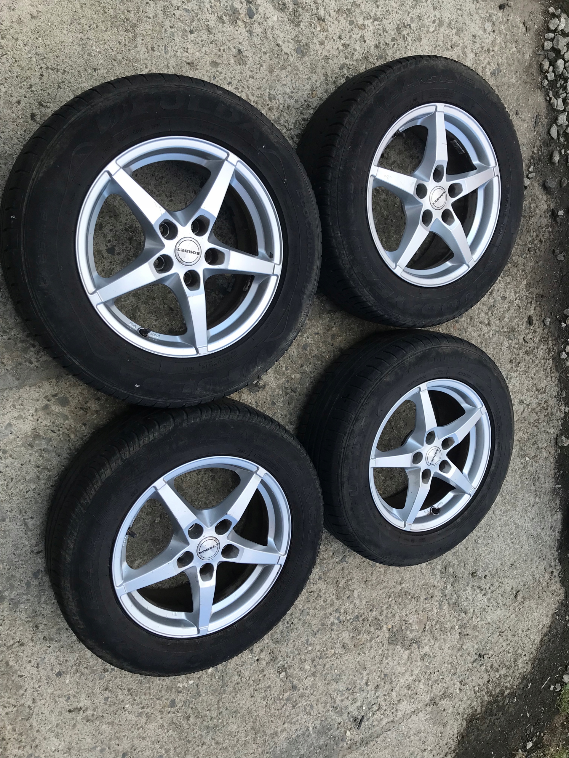 KOŁA ALUMINIOWE FS70638 BORBET 5X112 7JX16