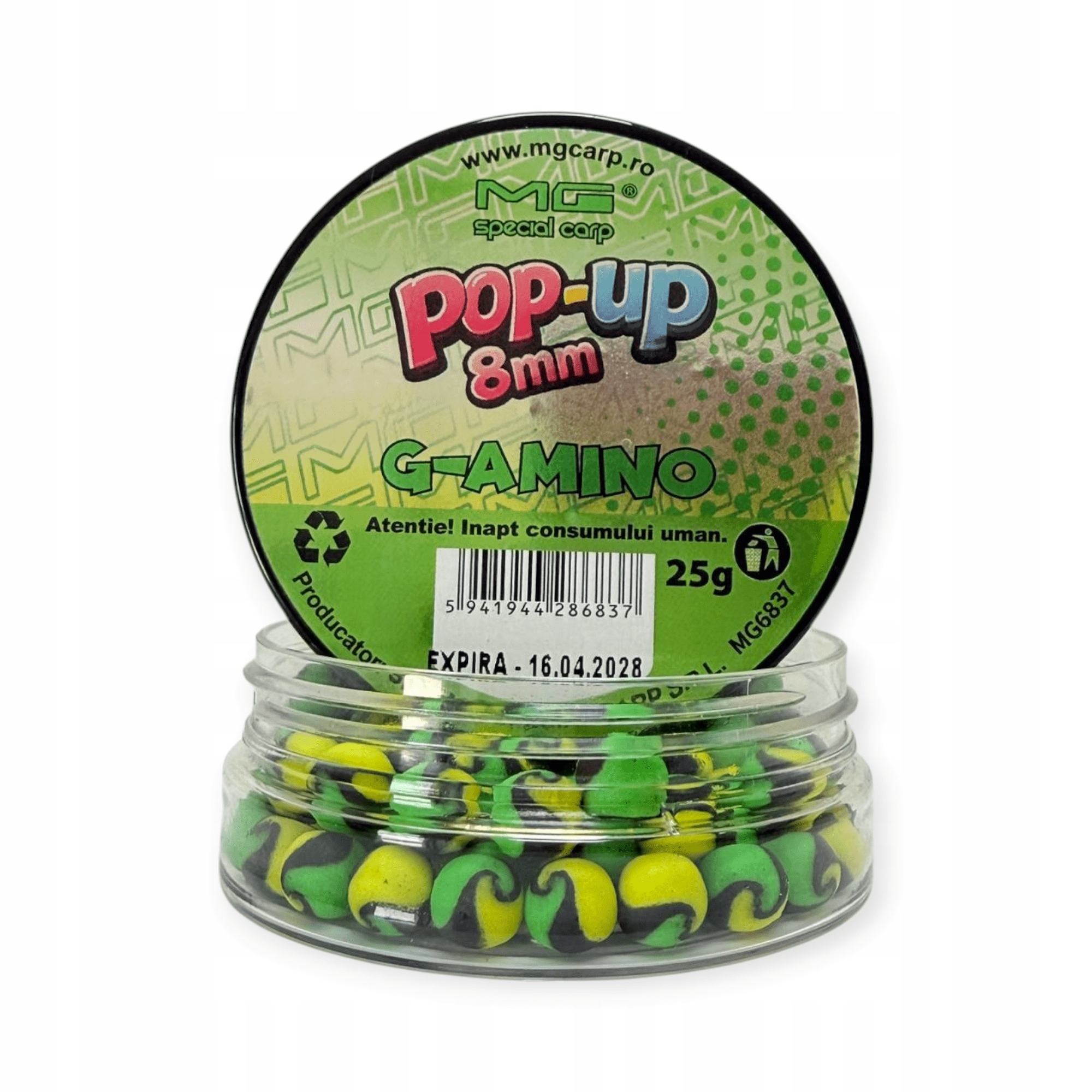 Pop-Up G-amino 8 mm Mg Carp Method Feeder Karp