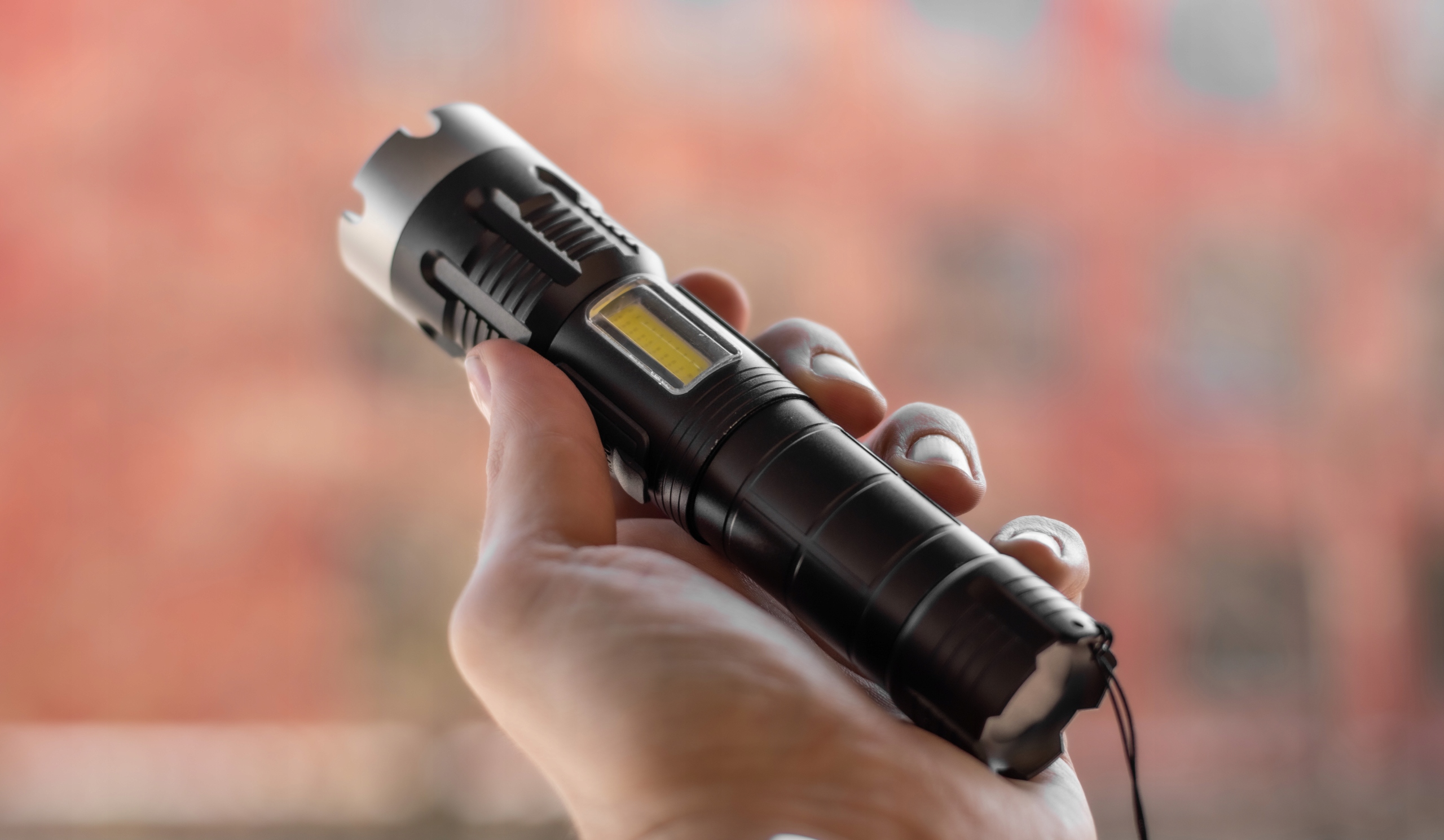 Latarka Led Cob P90 10W Usb Powerbank Mocna 1000M
