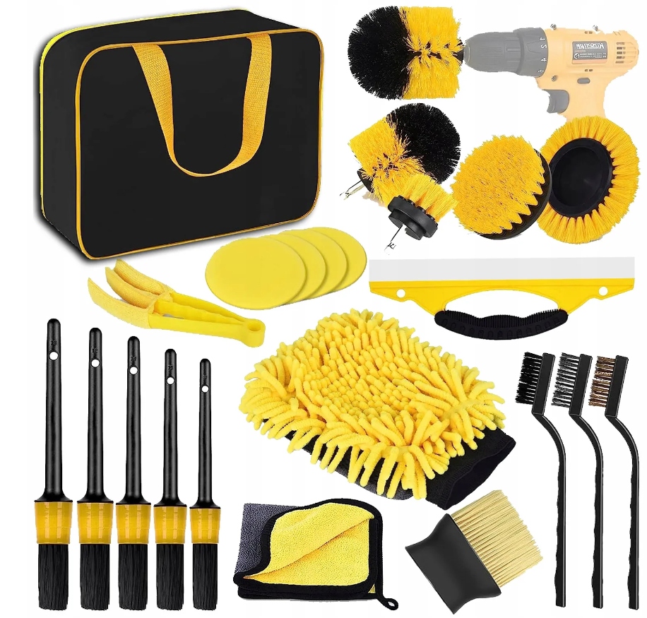 ZESTAW DETAILINGOWY DO CZYSZCZENIA SAMOCHODU 22EL ***OKAZJA***