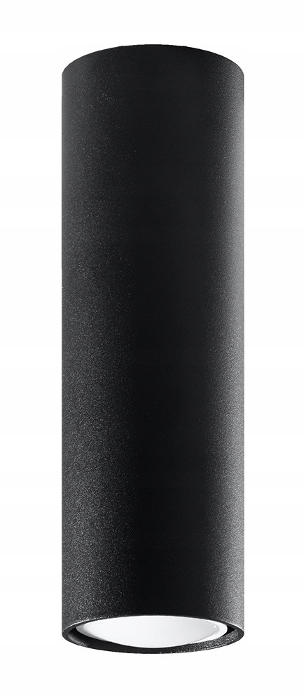 

Plafon LAGOS20 czarny tuba do Led GU10 Sollux 1001