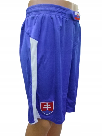 M1686 MĘSKIE SPODENKI PIŁKARSKIE PUMA SLOVAKIA L Kolor niebieski