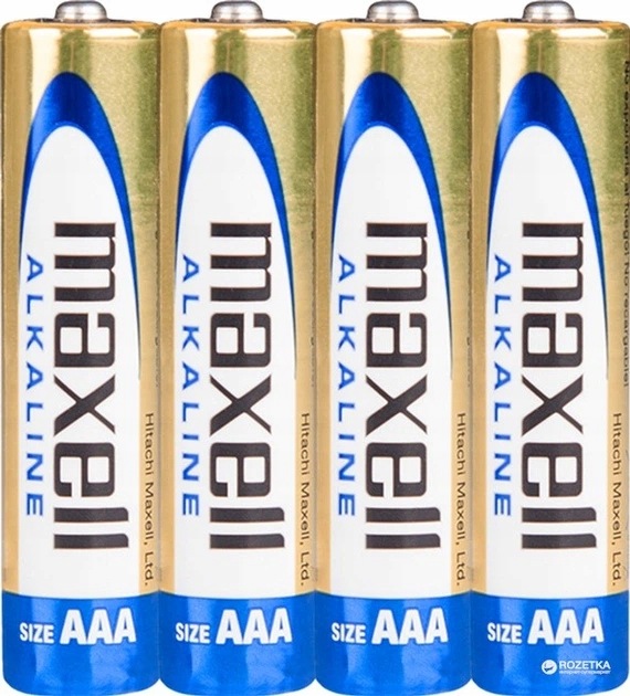 Baterie alkaiczne Maxell Aaa LR03 R3 4 szt
