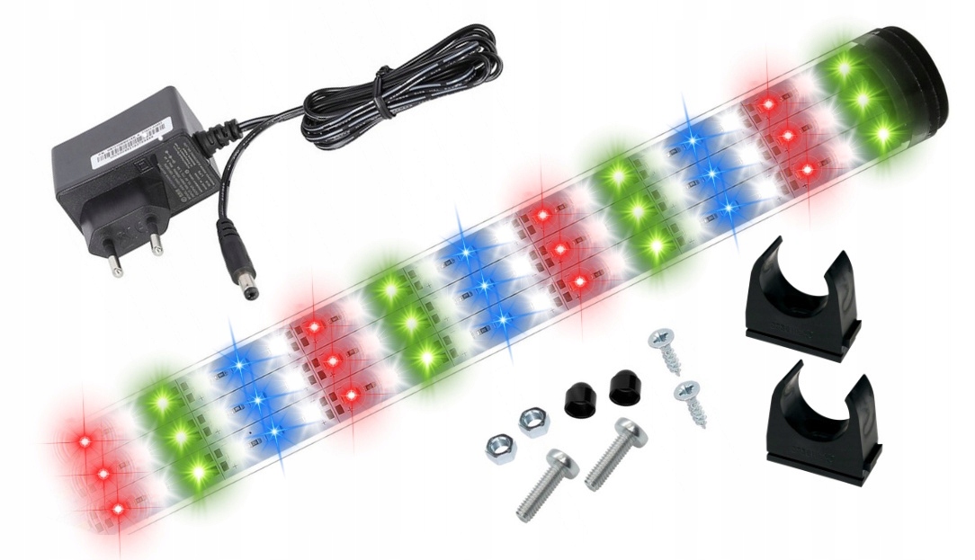 Levně 40 cm Led osvětlení do akvária, zářivka, lampa Grow Led Full Spectrum