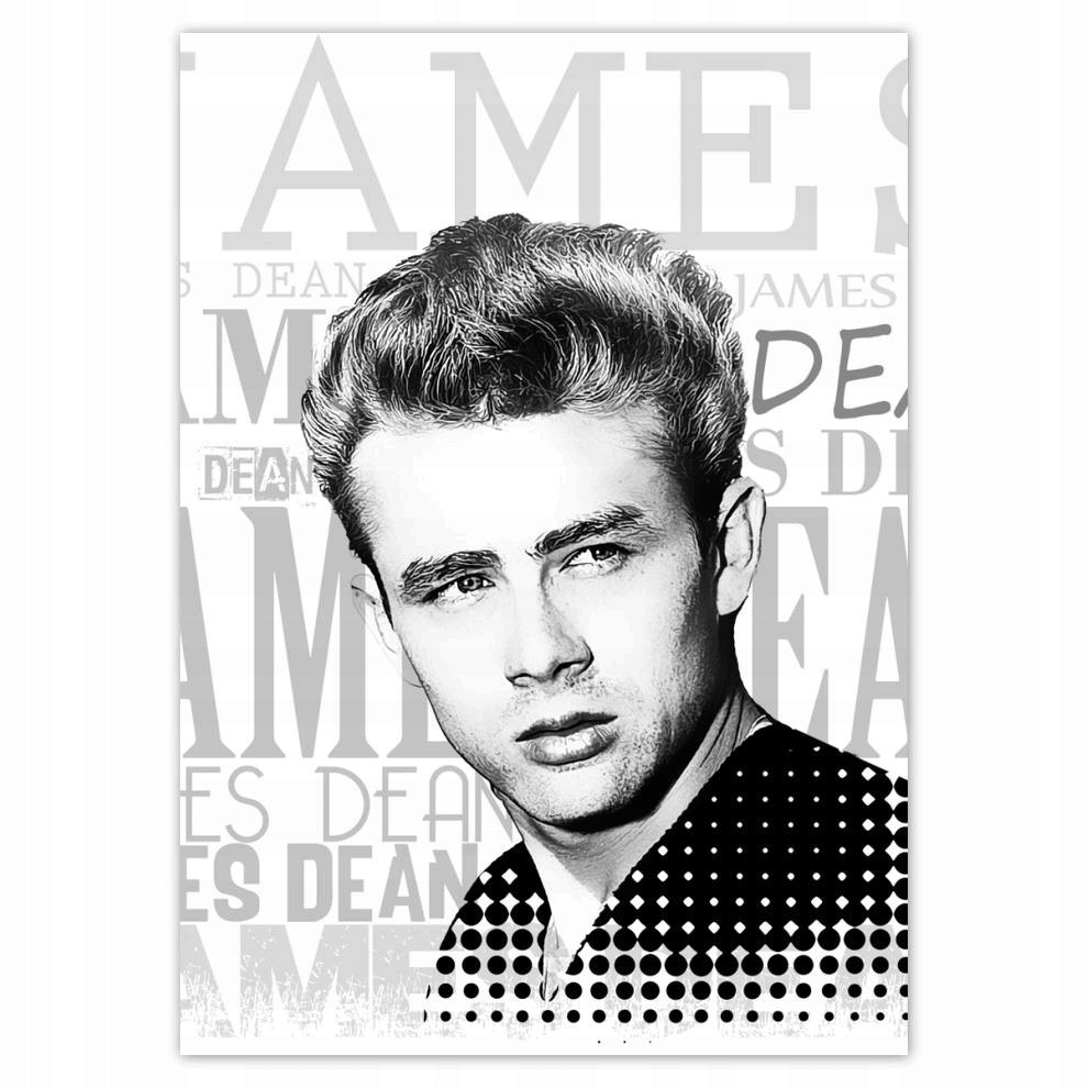 

Naklejki 50x70 Przystojny James Dean