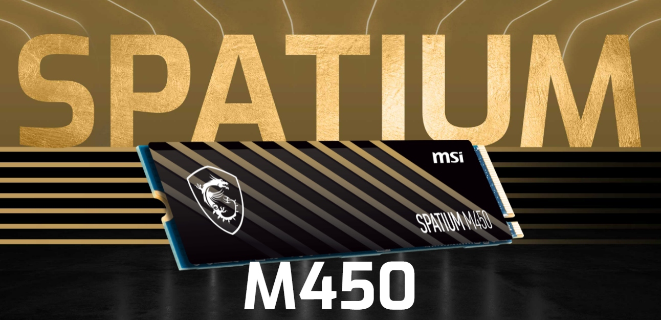Dysk SSD MSI Spatium M450 1000GB M2 PCIe Gen4 NVMe Model S78-440L690-P83