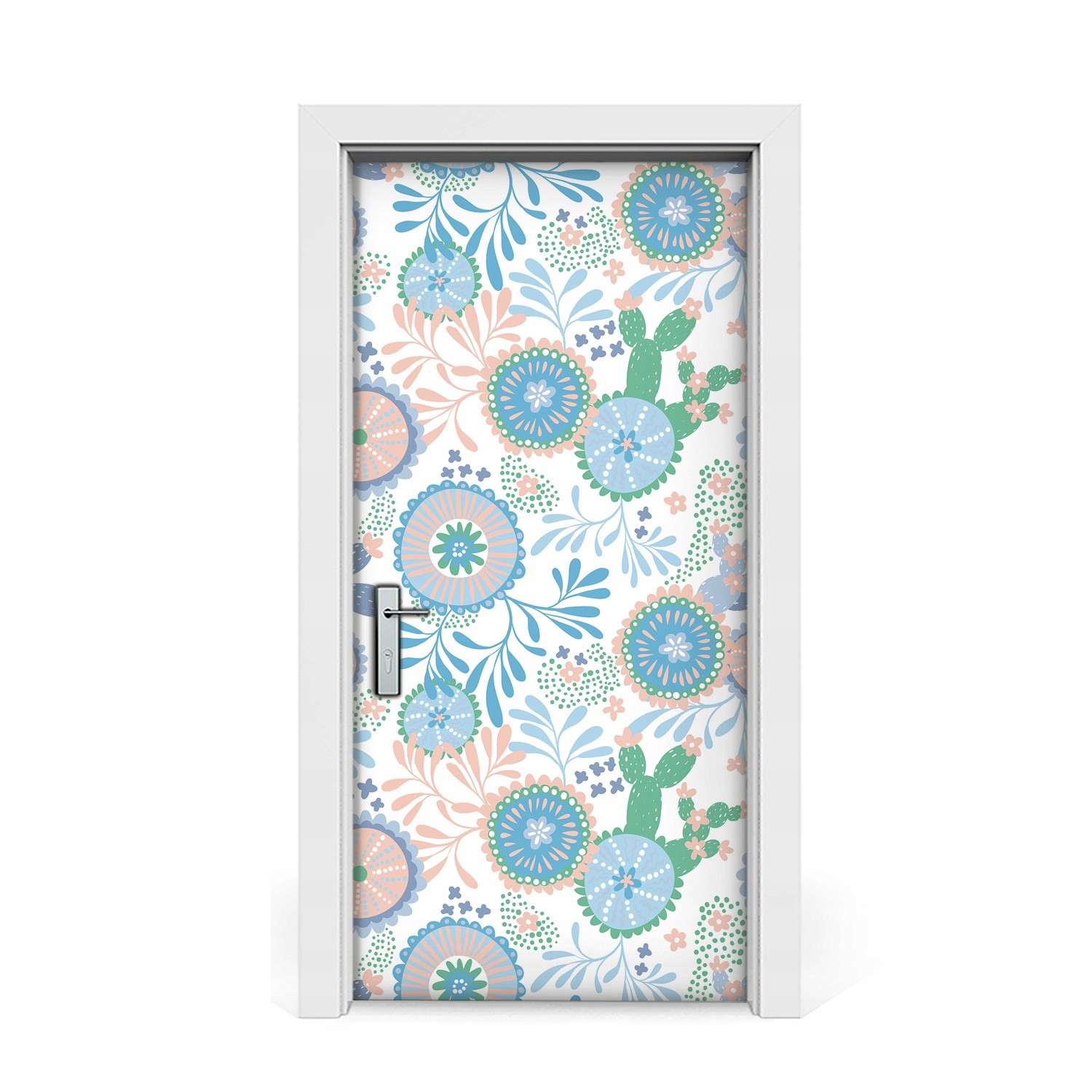 

Naklejki na drzwi Kwiaty w stylu vintage 95x205