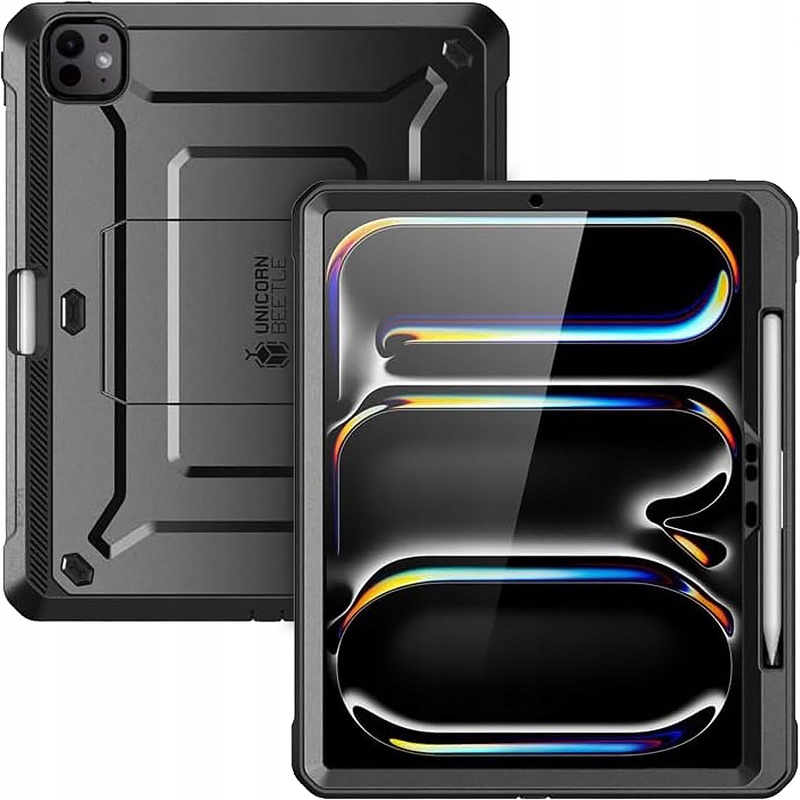 Pouzdro pancéřové Supcase pro iPad Pro 11" 2025 2024, hybridní, se stojánkem