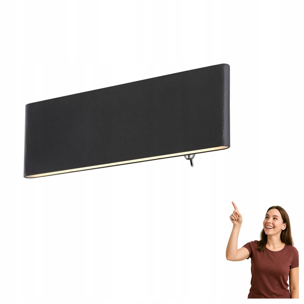 Led nástenná lampa 8W Siegfried 41751-8B Globo