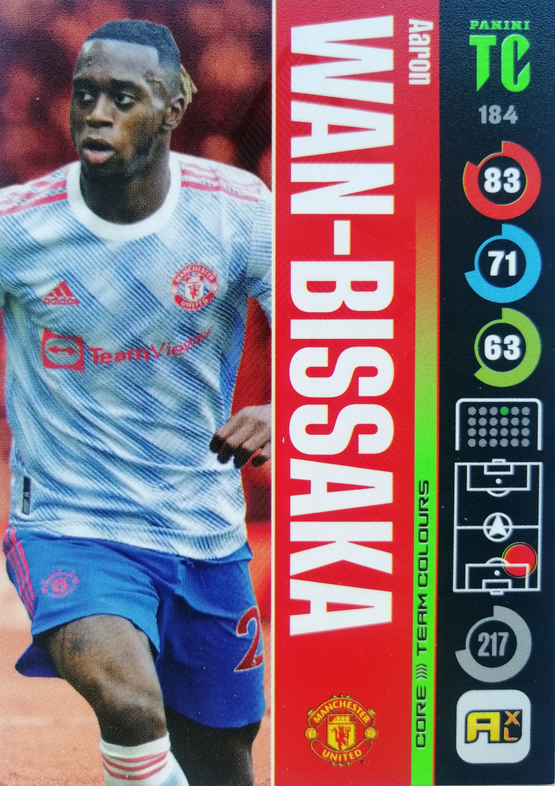 Panini Top Class Team Colours 184 Van-bissaka Mu