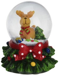 

Kula Śnieżna Szklana Ozdoba Świąteczna Renifer 483