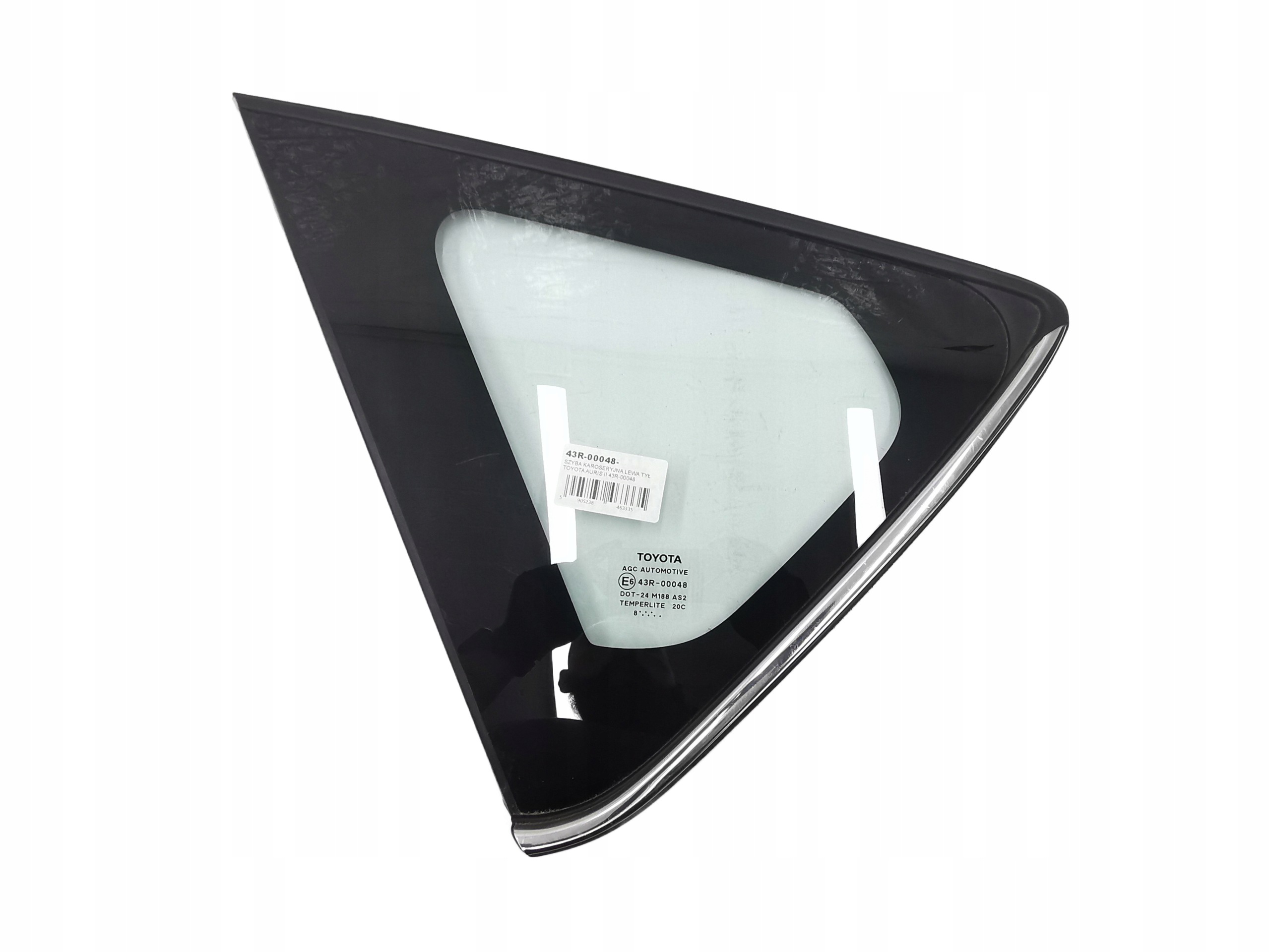 window bodywork left rear part TOYOTA AURIS II 43R-00048