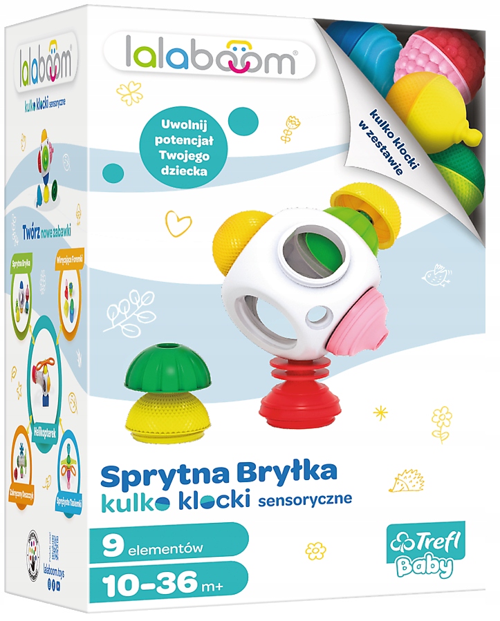

Trefl LalaBoom Sprytna Bryłka Kulko-Klocki 61465