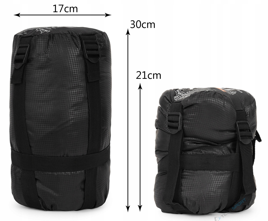 ULTRALEKKI ŚPIWOR MUMIA CAMPUS VELLO 80 do 2s 740g Długość 220 cm