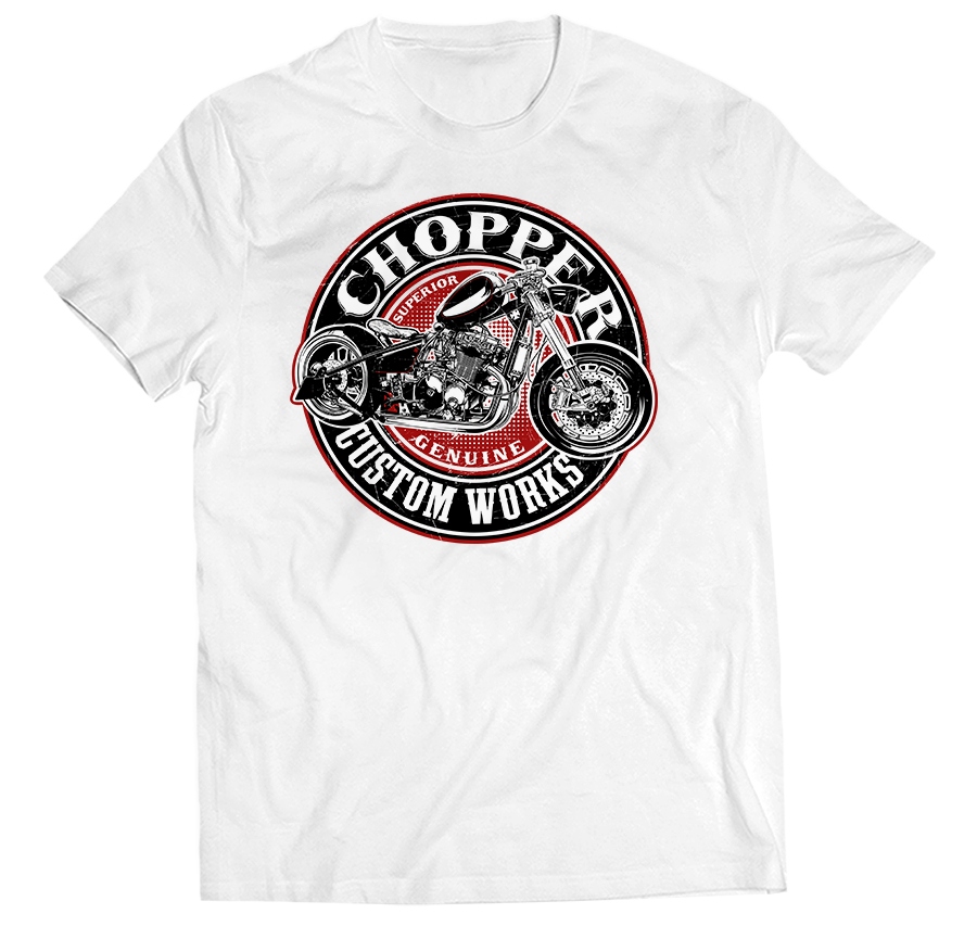 

Koszulka Motocyklowa Na Motor Chopper 3XL