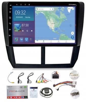 Rádio Navigácia Gps Subaru Párty Wrx 2007-2013 Wifi Carplay Usb 4GB 64GB
