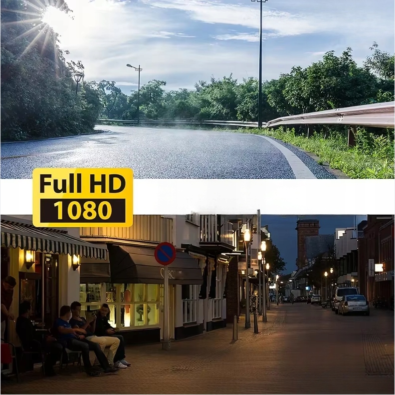 Premium Full HD 1080p automobilinė kamera su dviem kameromis, 170° kampu ir naktiniu režimu