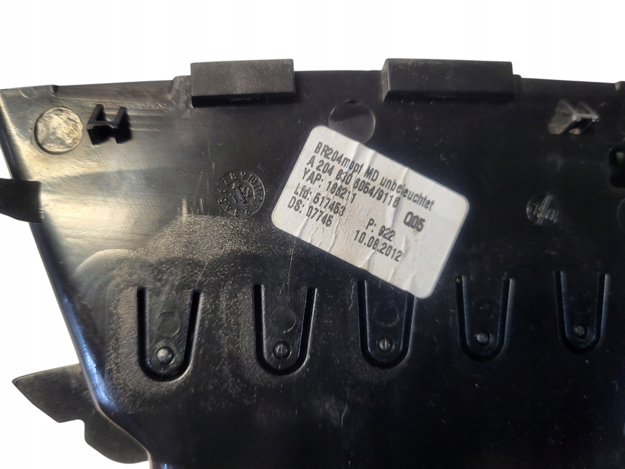 central grid air conditioning devices MERCEDES W204 COUPE A2048306054
