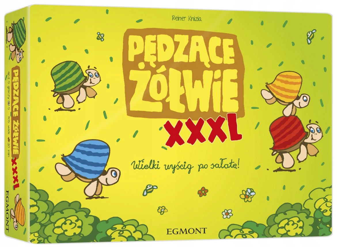 Pędzące żółwie XXXL Gra podłogowa Egmont