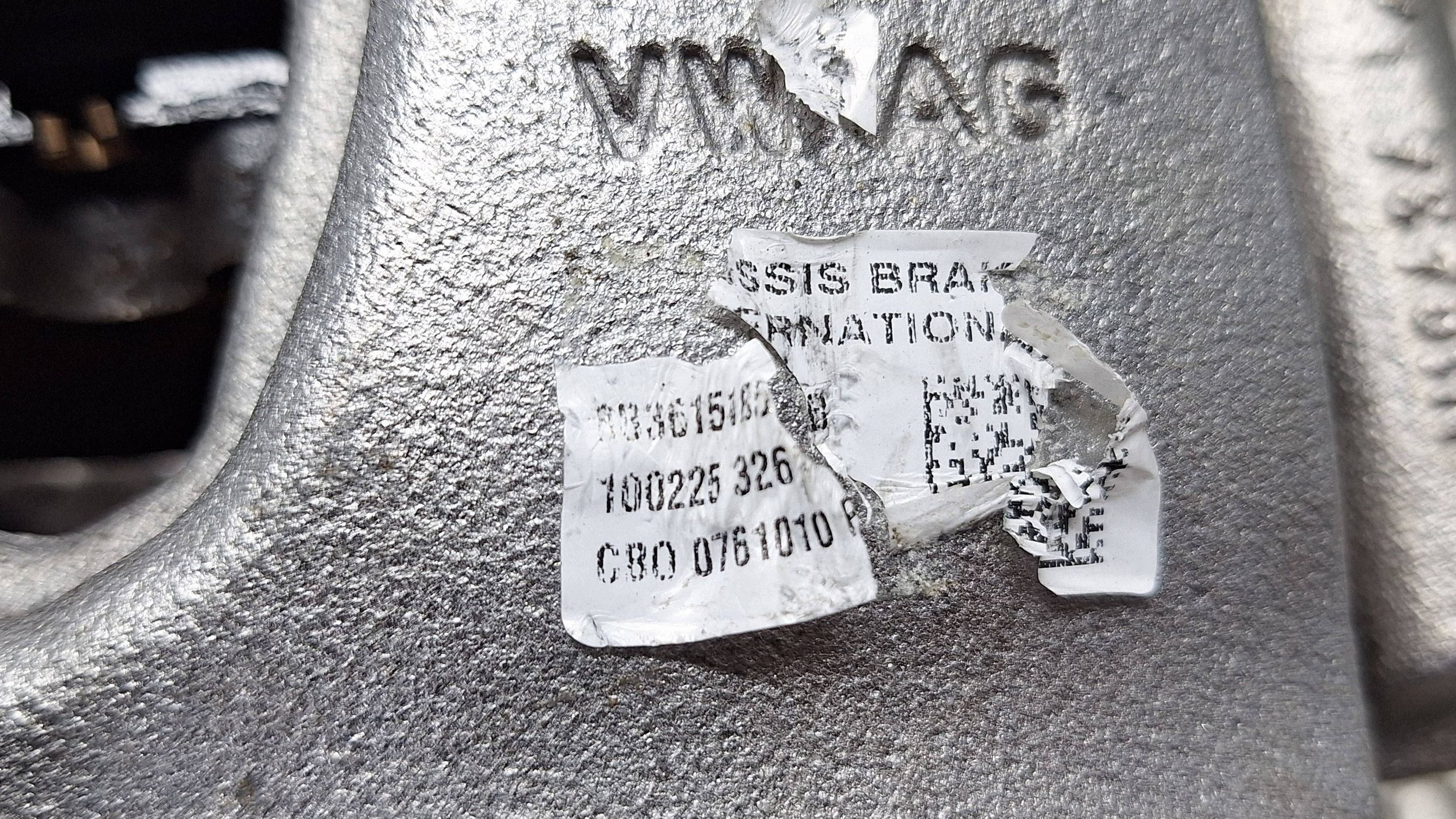 caliper brake left front 8B3615105 8B35B AUDI A5 B10 8B3