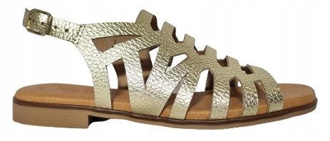 Módní sandály Eva Frutos 3081 zlaté r40