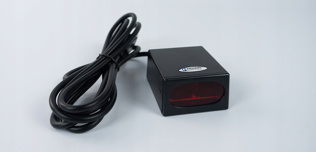 SKANER CZYTNIK KODÓW KRESKOWYCH STACJONARNY PRZEWODOWY RS232 AUTOMATYCZNY Prędkość odczytu 200 skanów/s