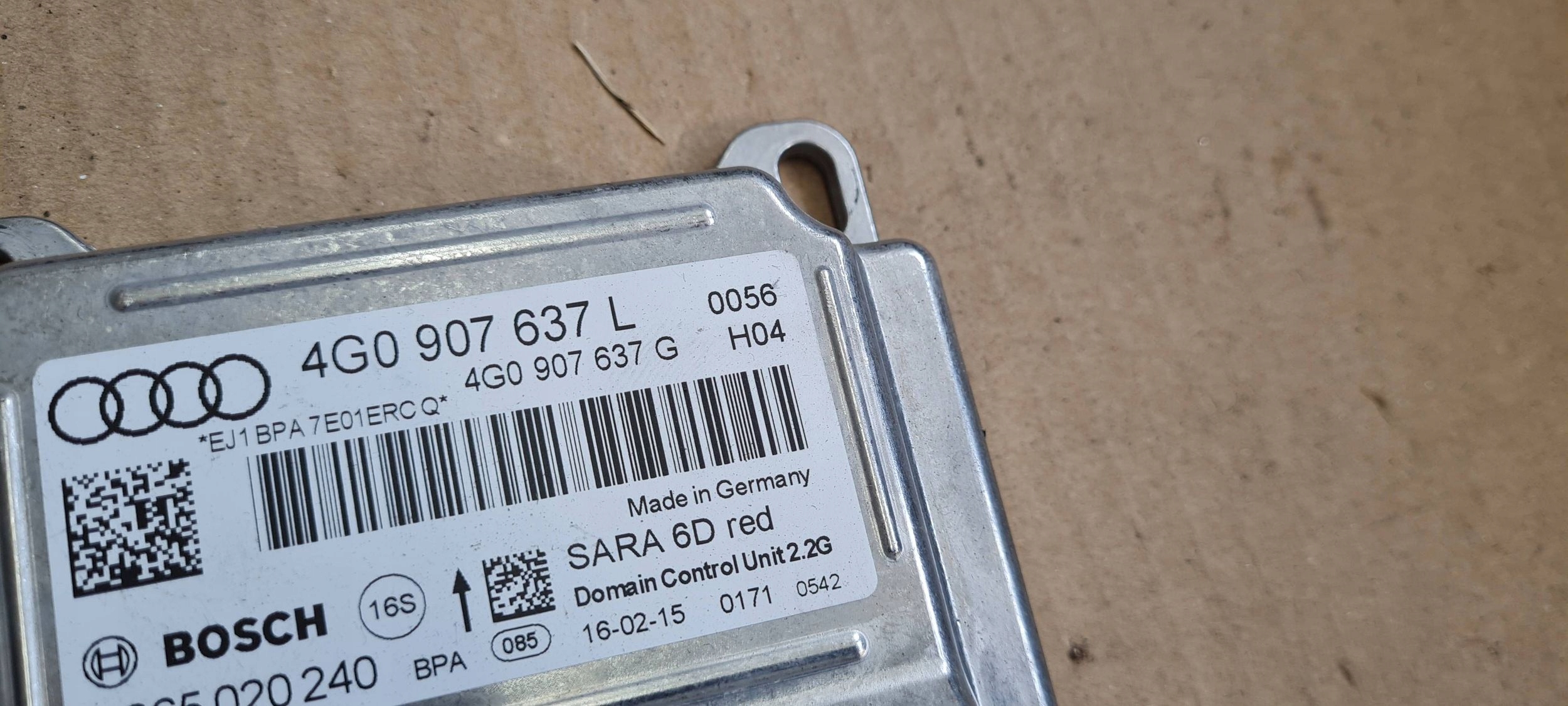 S6 C7 4G LIFT A6 module unité de commande électronique uce accélération 4G0907637L A7 4G S7