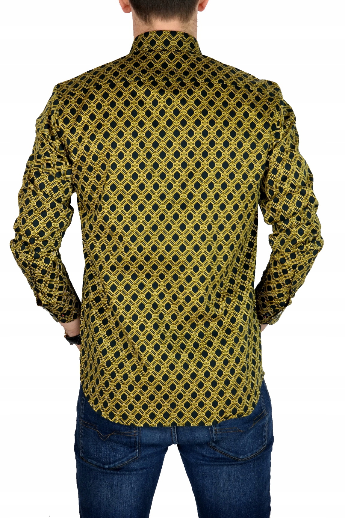 DANIEL BESSI Koszula męska fb635 glamour M 39/40 Rozmiar M