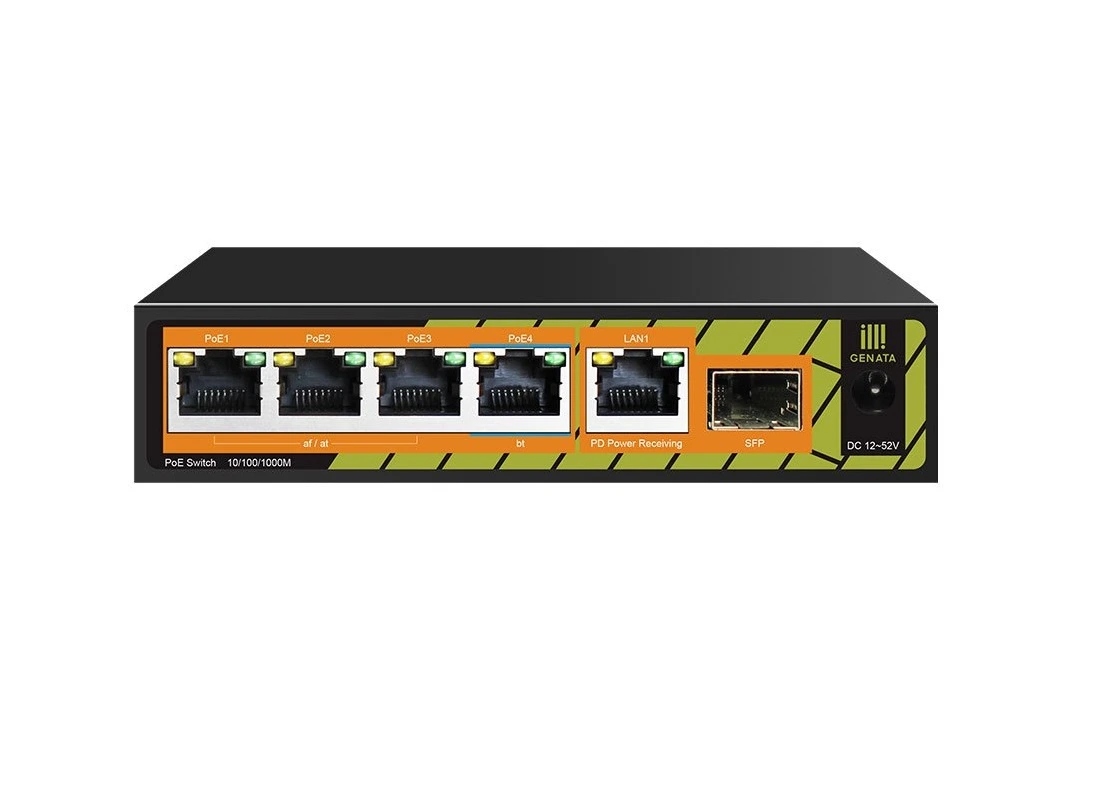 Conexpro GNT-P1006G6, PoE switch, 5x Lan, 4x PoE, 1x Sfp