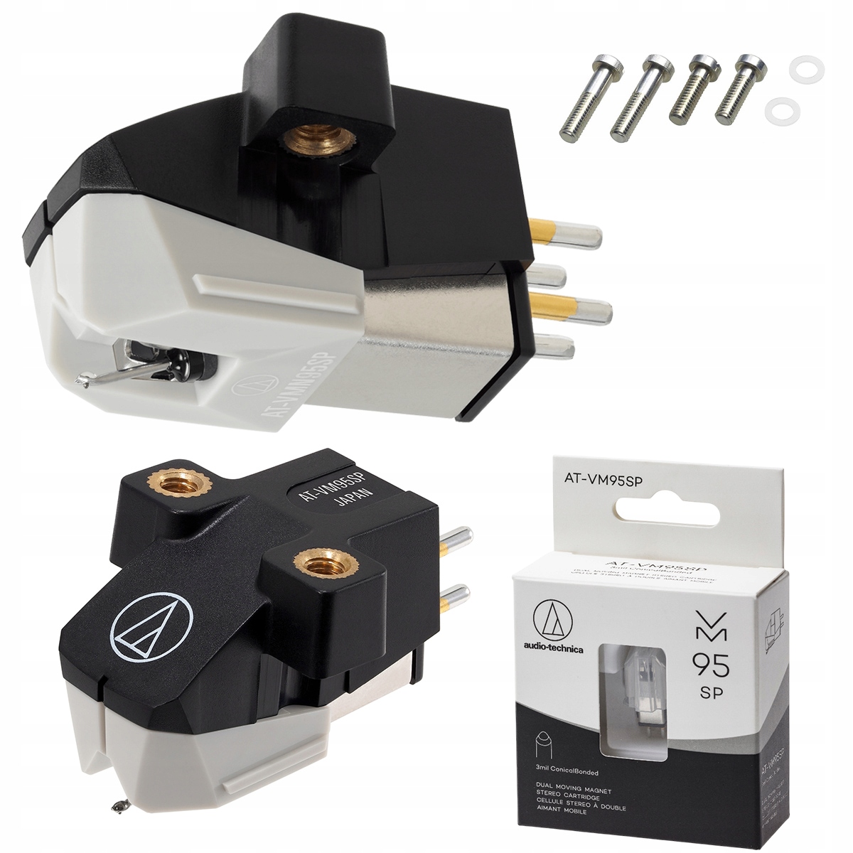 Audio-Technica AT-VM95SP Wkładka Gramofonowa MM Dla Szelaków 78 obr. Gray