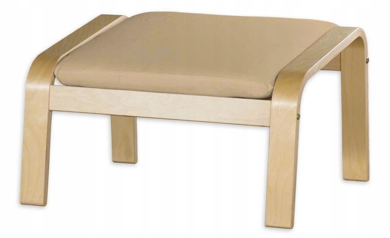 Dekoria Polštář na podnožku Poäng Ikea hnědý