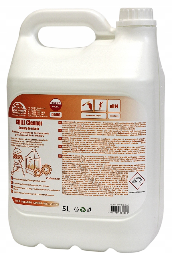 Levně Grill Tekutý Čisticí Prostředek Pro Čištění Trouby A Krbů