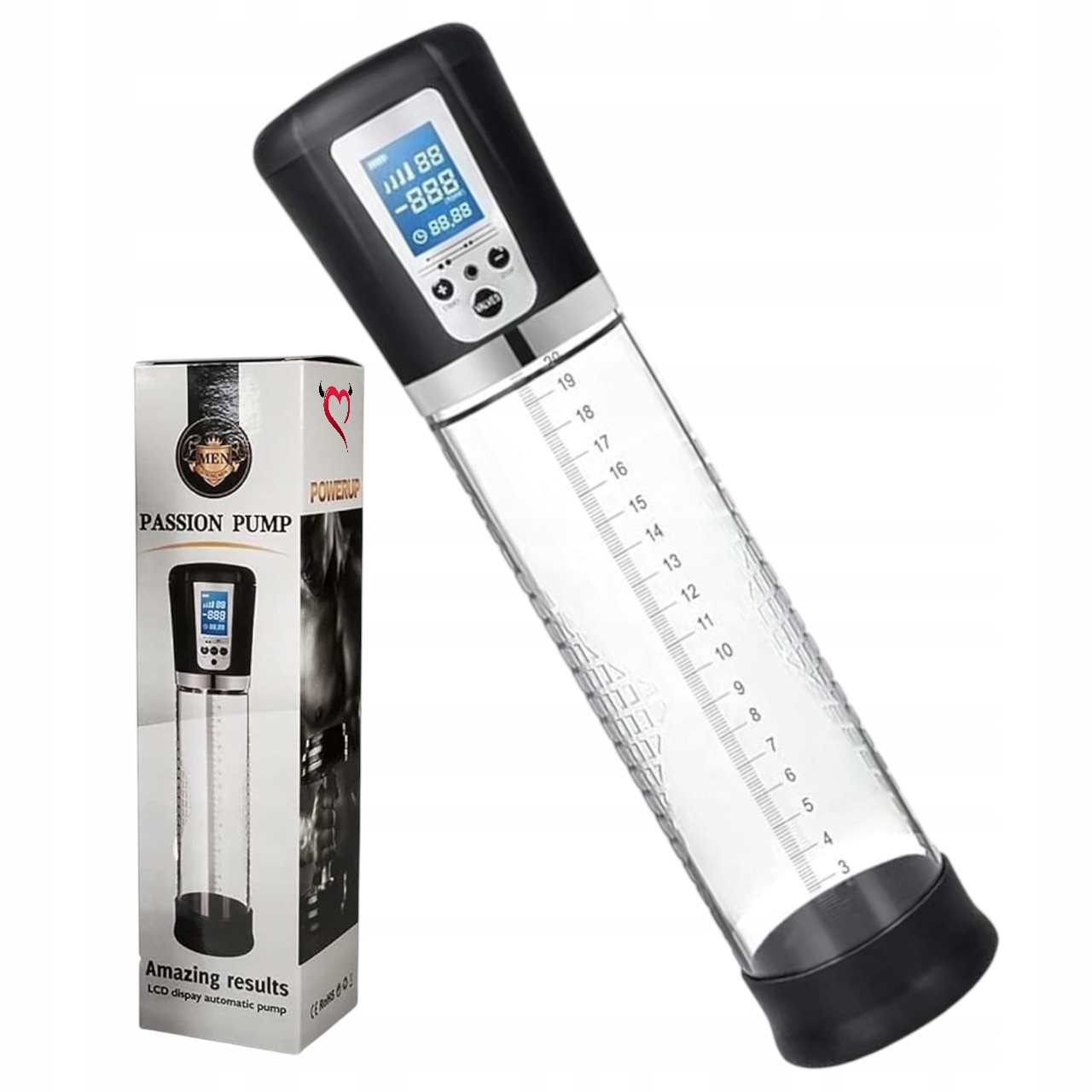 АВТОМАТИЧЕСКАЯ ПОМПА ВАКУУМНАЯ ДЛЯ ПЕНИСА LCD