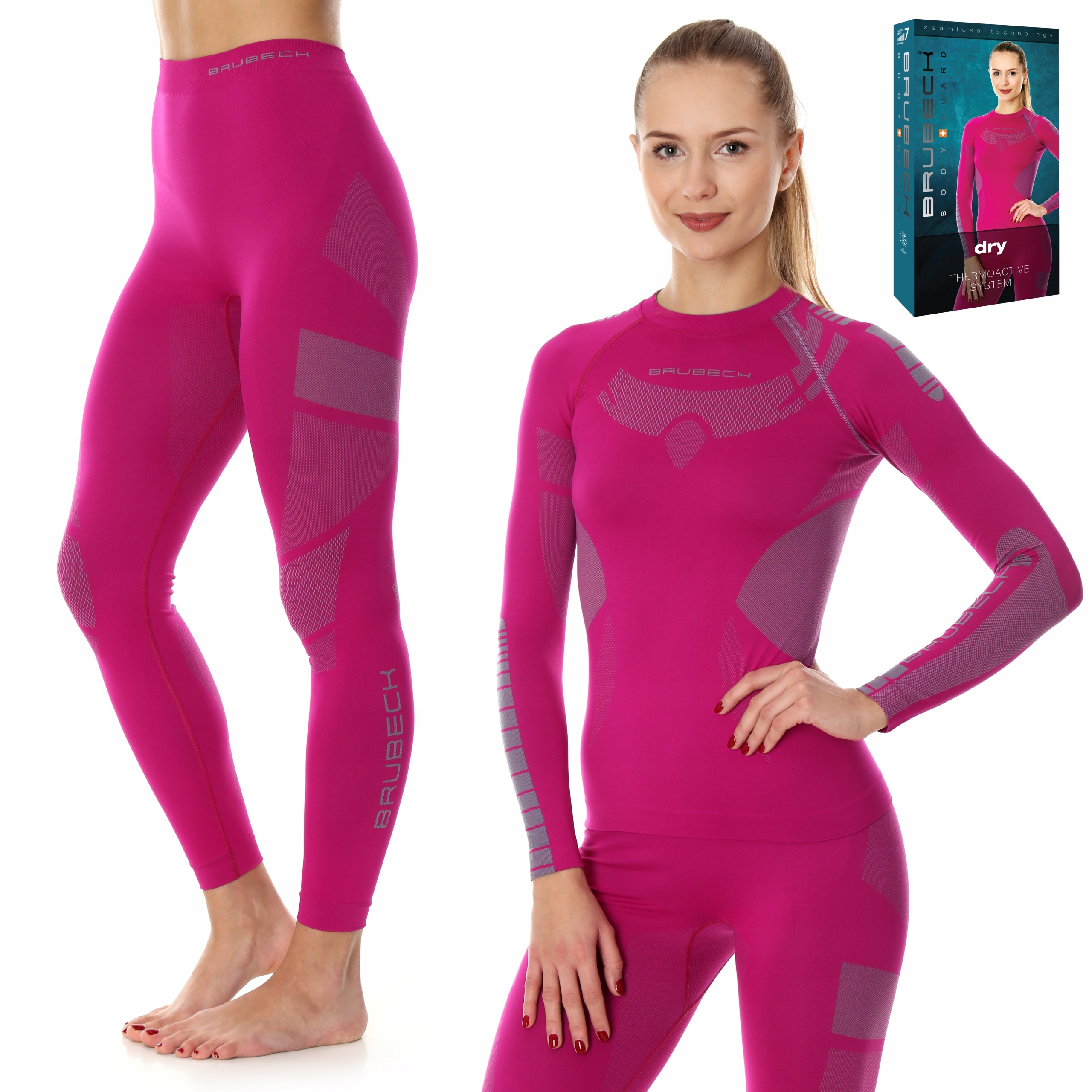 Brubeck Dry dámské Termoaktivní spodní prádlo sada XL