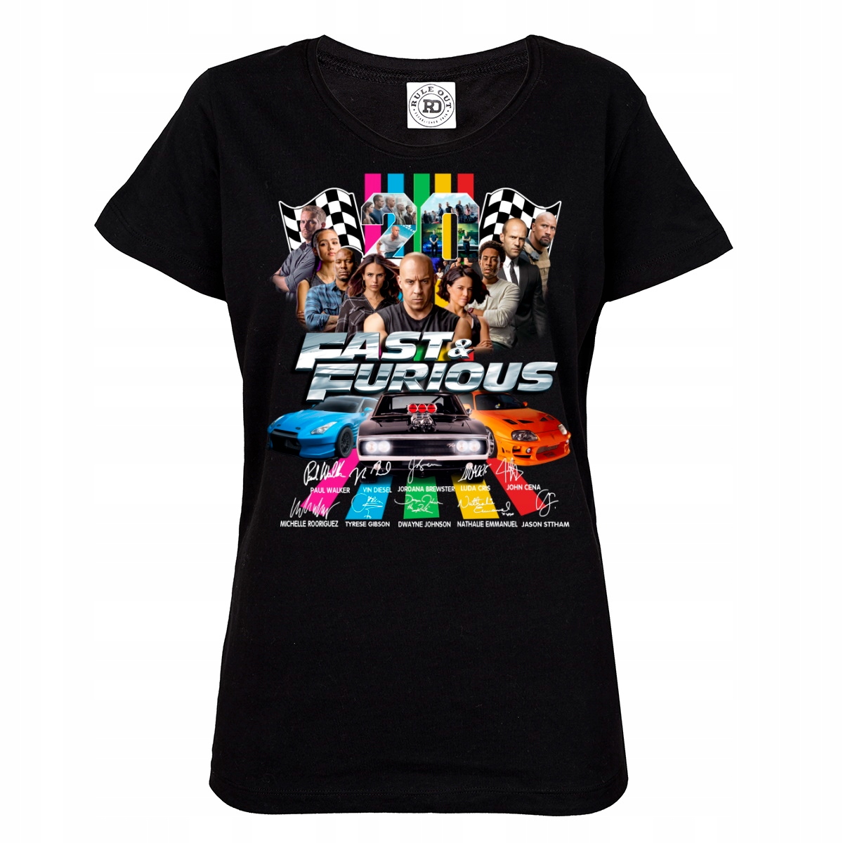 

Damska Koszulka Szybcy I Wściekli Fast And Furious