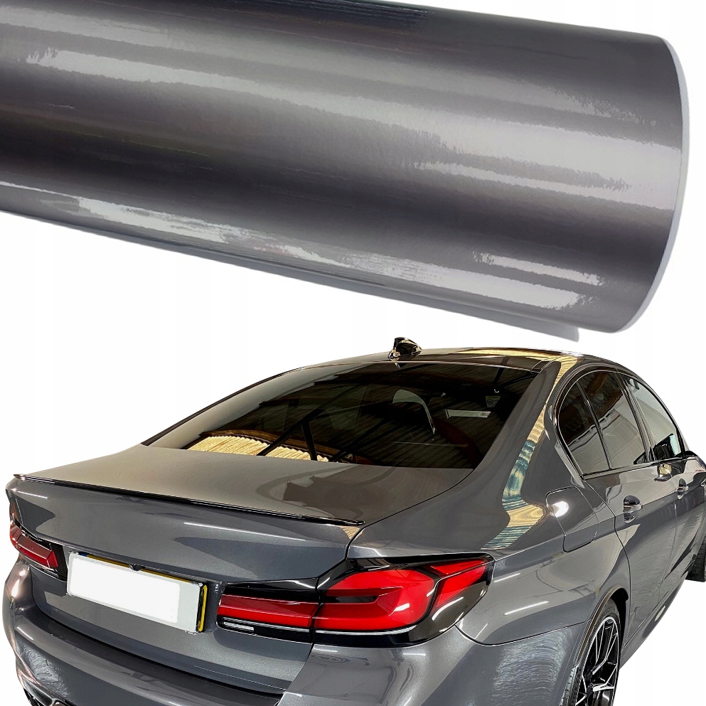 FOLIA OKLEINA SAMOCHODOWA SZARY POŁYSK 152x300cm