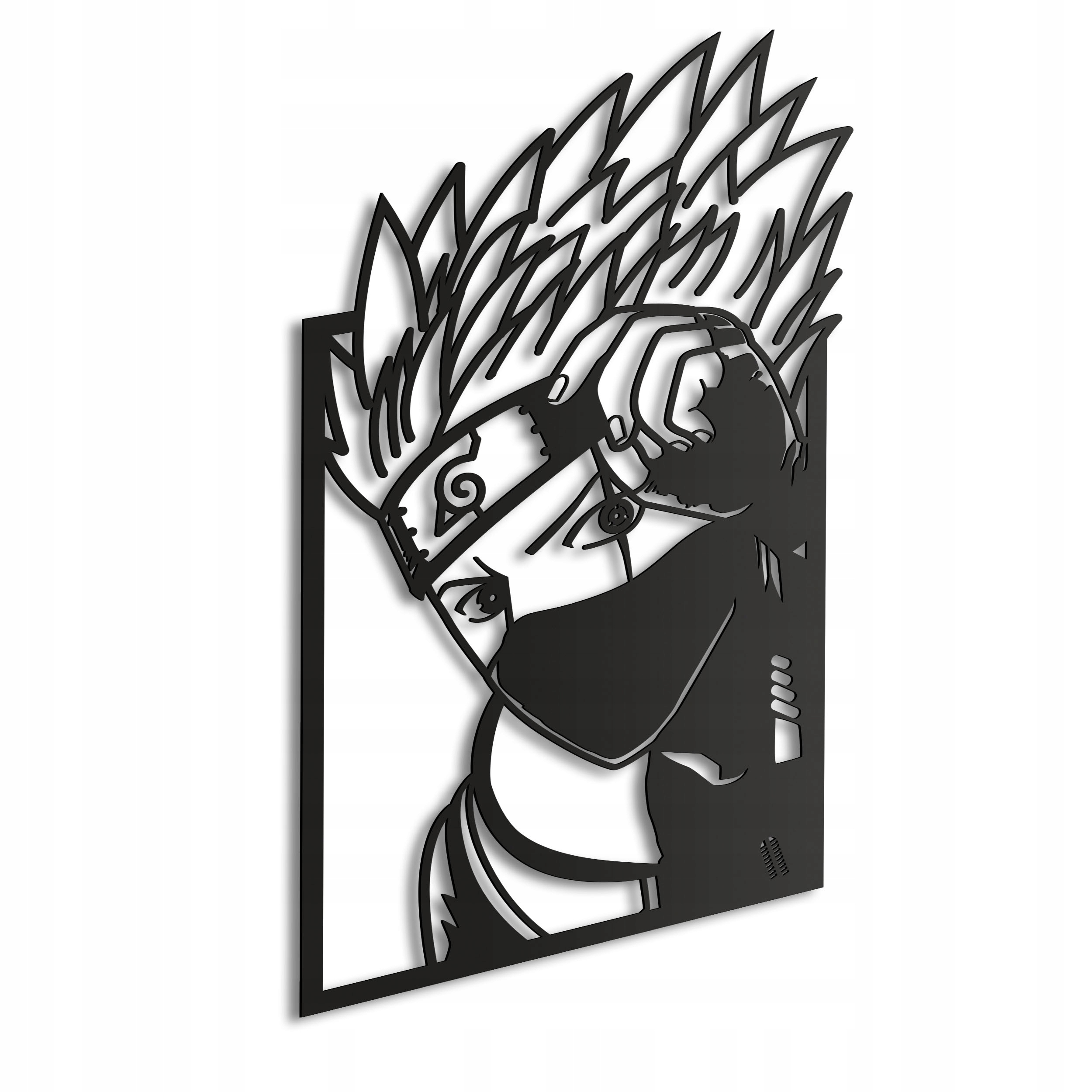 Dřevěný 3D obraz Anime Naruto Kakashi Hatake Nástěnná Dekorace Dárek