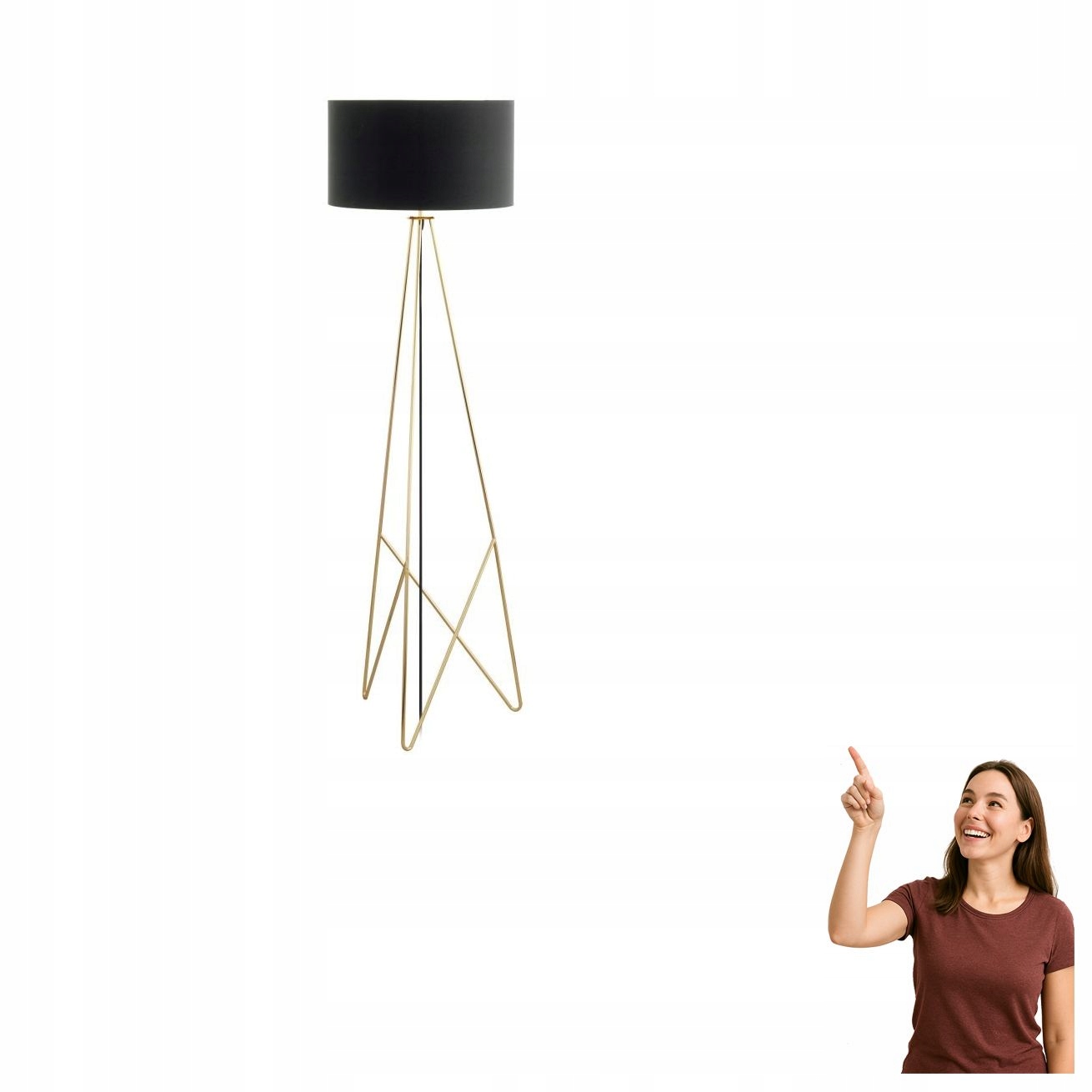 Podlahová lampa Camporale 39231 Eglo